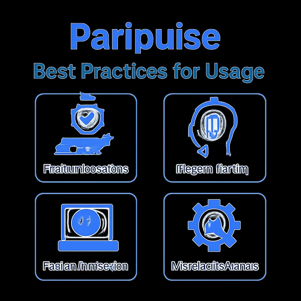 A diagram illustrating key best practices for Paripulse.