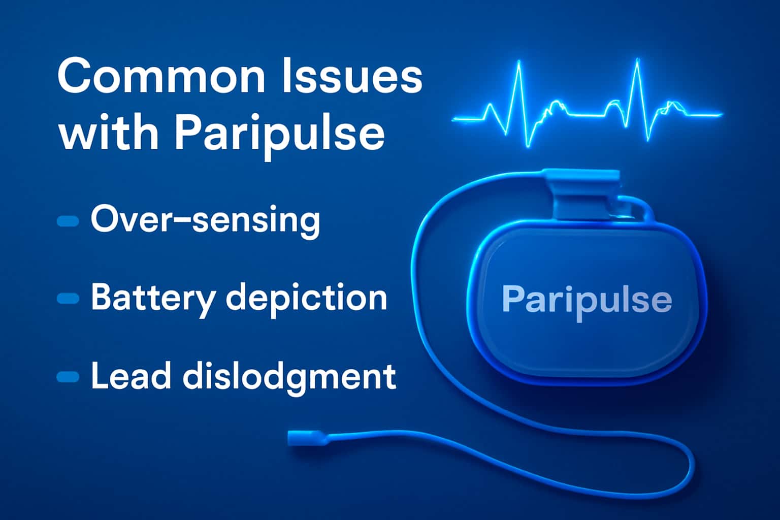 A futuristic representation of common issues faced by Paripulse users, emphasizing functionality.