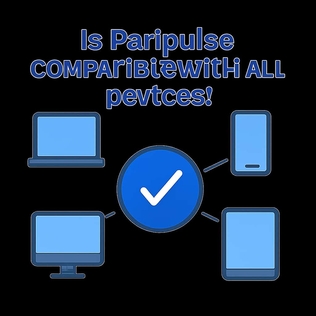 An informative diagram depicting device compatibility features of Paripulse.