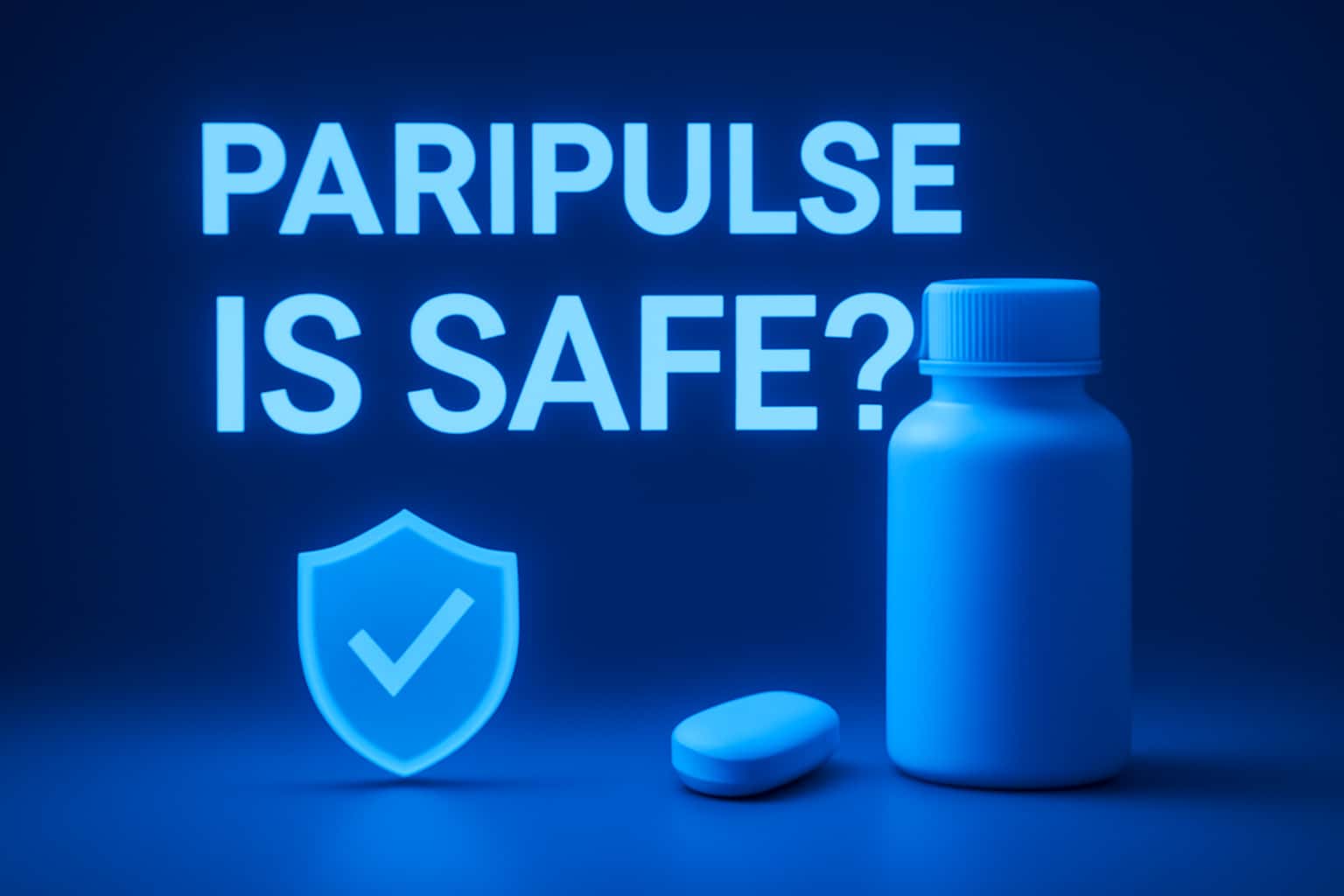 A professional representation of safety measures related to Paripulse.