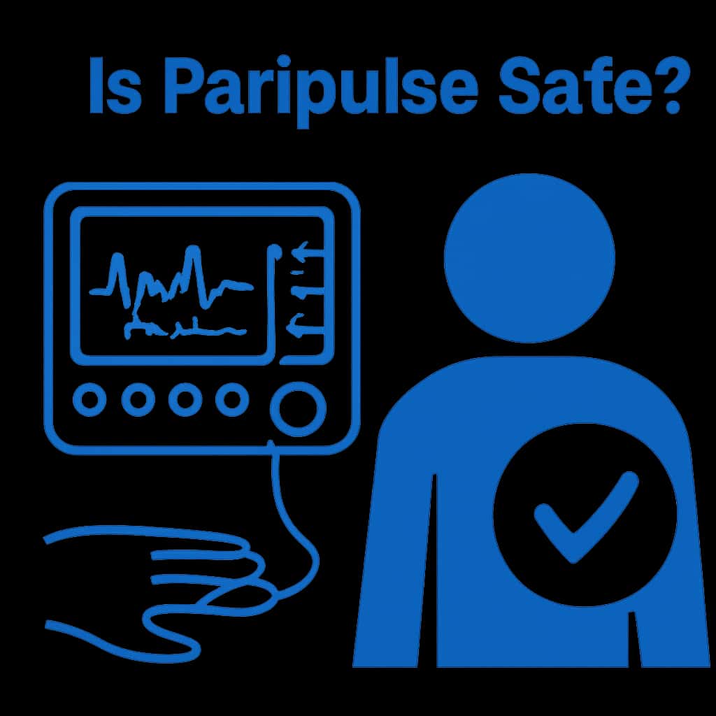 An educational diagram detailing safety measures in Paripulse.
