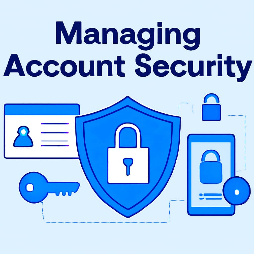 A diagram outlining key aspects of securing a Paripulse account.