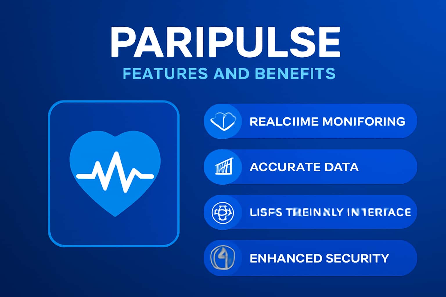 Informational scene showcasing the features and benefits of Paripulse.