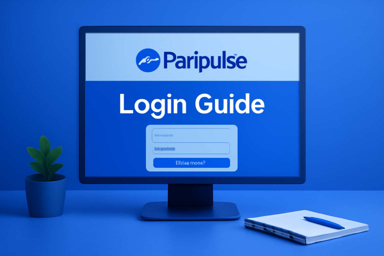 An informational depiction of the Paripulse Login Guide with clear branding.