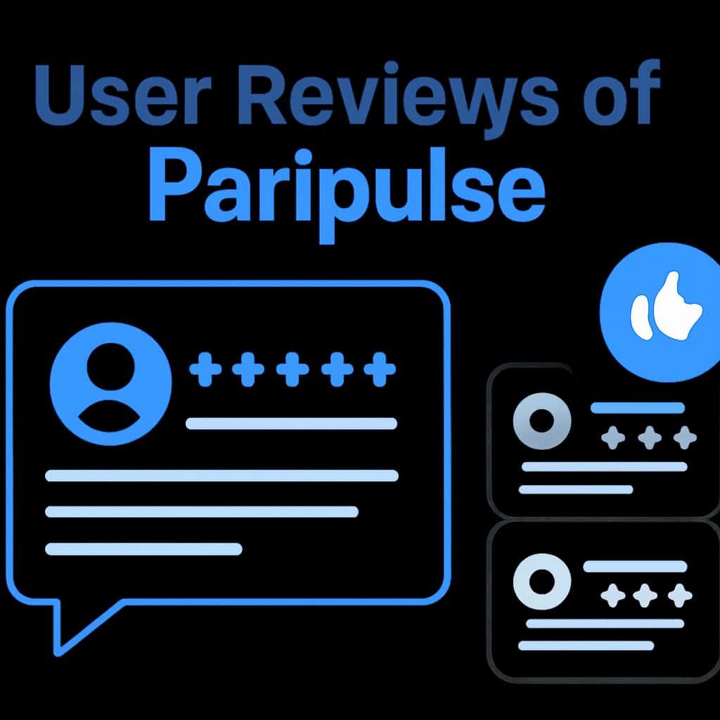 An illustration explaining the key themes of User Reviews of Paripulse.